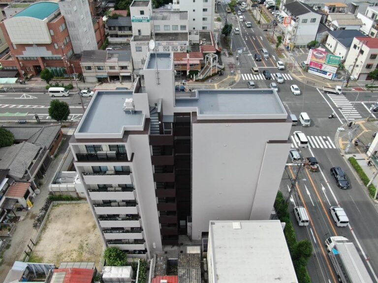 8階建マンション　大規模修繕工事